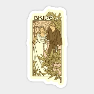 Bride Nouveau Sticker